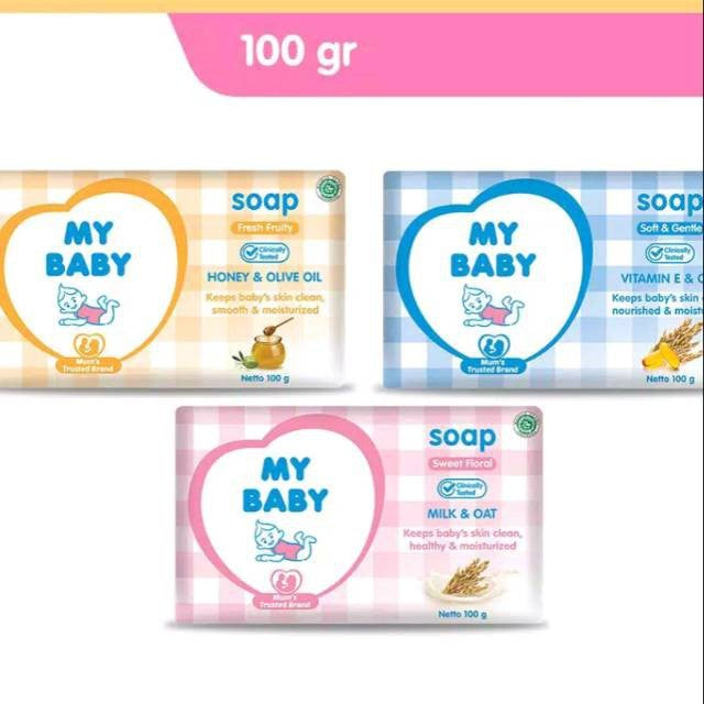 SABUN MANDI BAYI BABY SOAP FRESH FRUITY ORIGINAL SWEET FLORAL 100 GRAM 70 GRAM