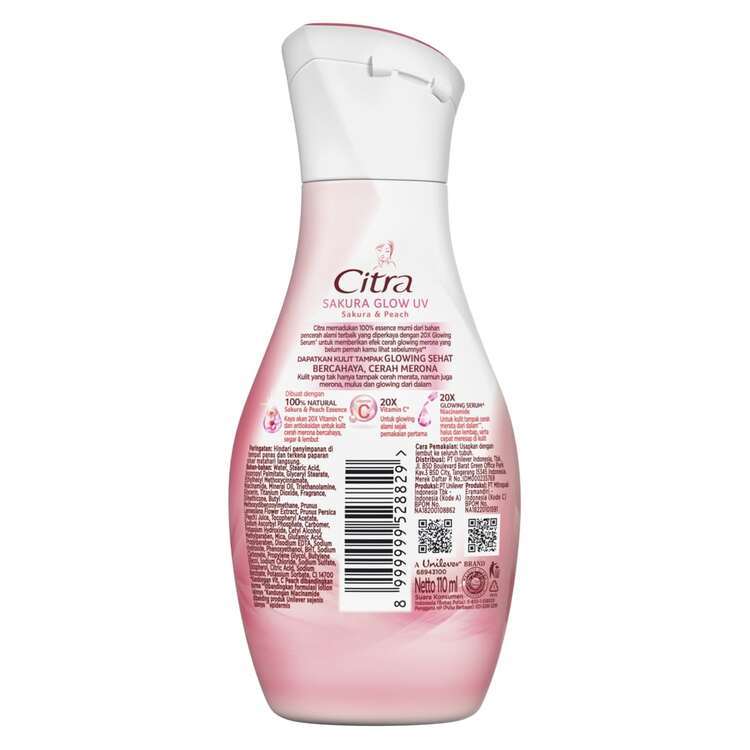 Citra Sakura Glow UV Hand & Body Lotion 110ml