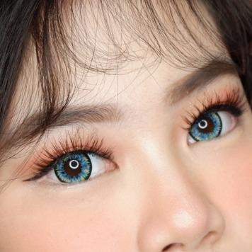LOOKEYE Softlens My Dolly Eye 20.8mm Softlen Glamours Wedding Lens Blue Violet Hazelbrown Pink Grey Black Normal 0.00 - 10.00 By Pinkinplus