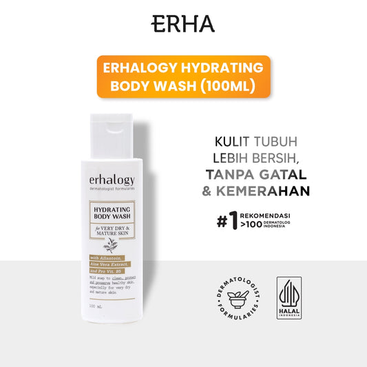 ERHA Hydrating Body Wash 100 ml - Sabun Mandi Kulit Tubuh Kering
