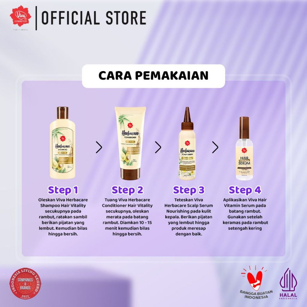 [PROMO] Paket Anti Hairfall Set (Perawatan Rambut Rontok) with UV Filter, Triple Vitamins & Triple Botanical Oil