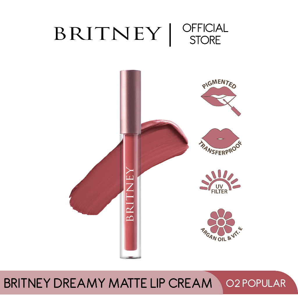 [DAPAT 5] HAKIM KIM APPROVED Purbasari Britney Dreamy Matte Lip Cream