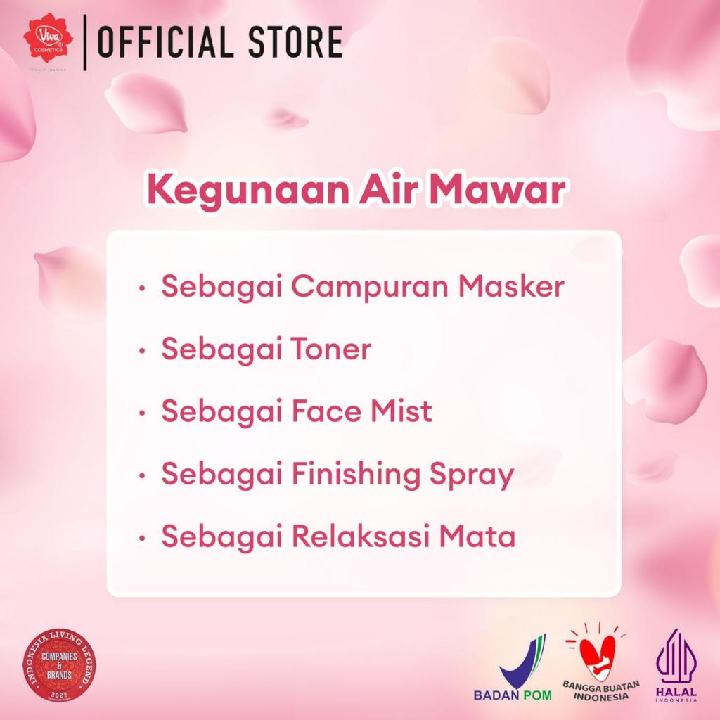 [Super Pack !!!] Viva Air Mawar 100 ml - (2 pcs)