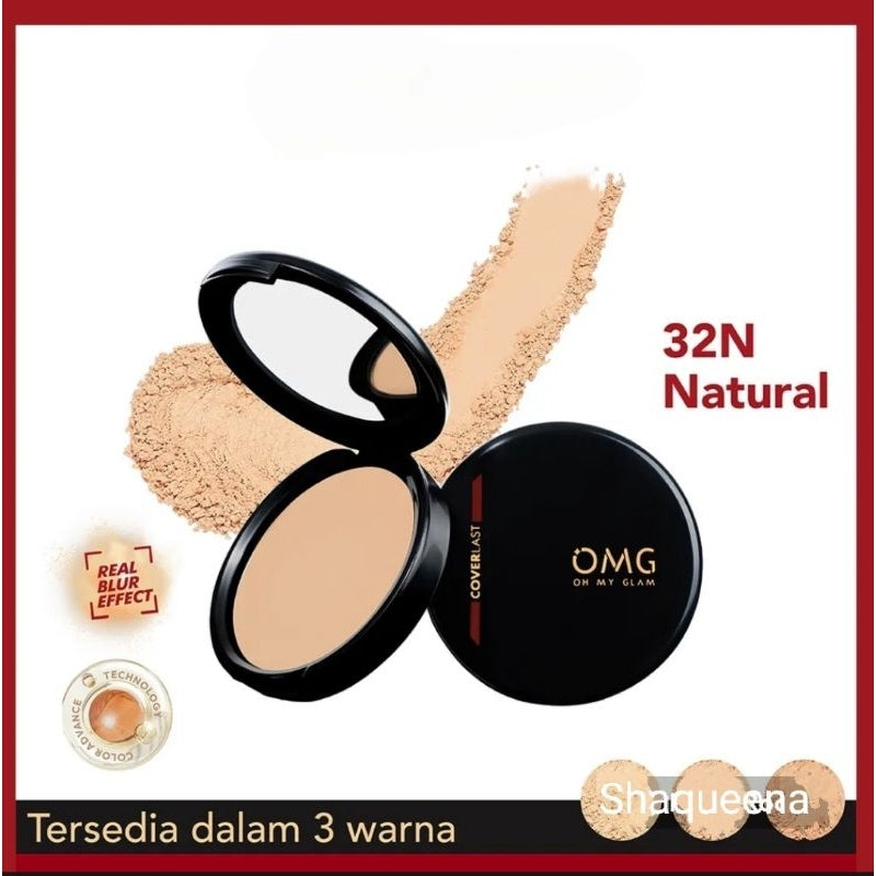 OMG Coverlast Two Way Cake TWC ( Bedak Padat Kontrol Minyak 8 Jam Flawless )