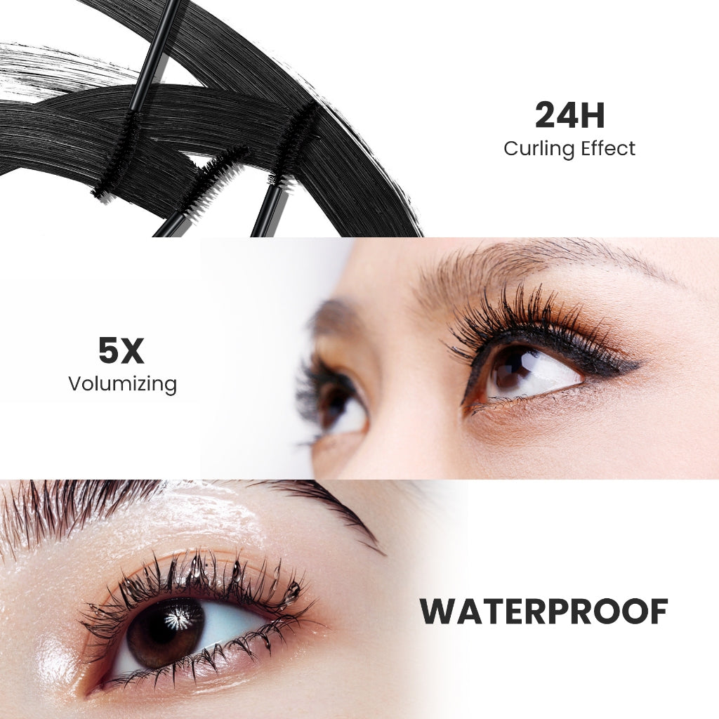 YOU Lashboom Ultra Volume Mascara Maskara Waterproof Tahan 24 Jam Lash Lift Kosmetik Mata
