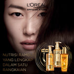 L’Oreal Paris Extraordinary Oil Premium Smooth Silicon-Free Shampoo Hair Care - Halus Berkilau dalam Satu Pemakaian - Bebas Silikon 440ml Rambut Kering Kusam Shampoo Sampo