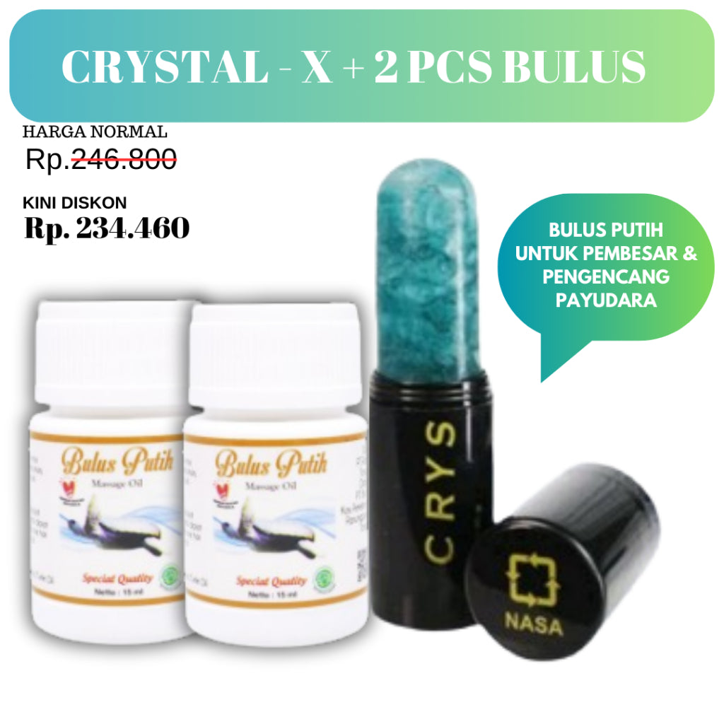(KEMASAN BARU) CRYSTAL X NASA Cristal X Nasa Original Keristal X Kristal X NCX Asli