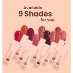 Hanasui Tintdorable Lip Stain - Lip Tint Melembapkan Transferproof Tahan Lama Natural Formula Ringan