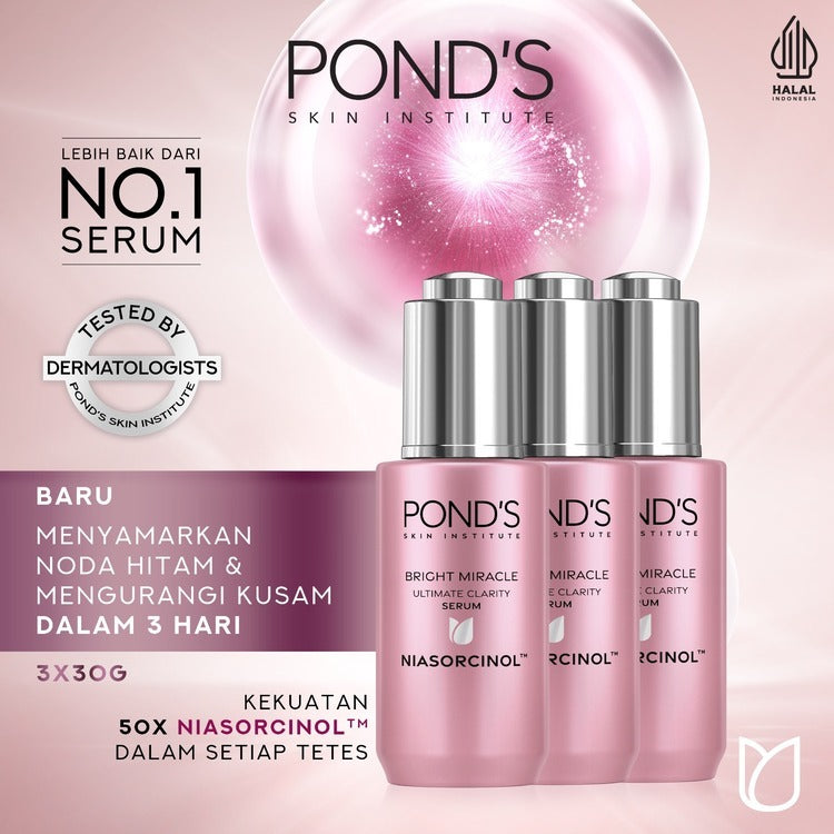 Ponds Bright Miracle Day Serum 30G Triple Pack