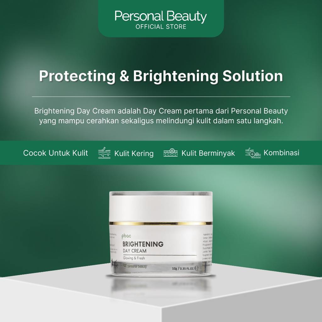 Personal Beauty Brightening Day Cream Glowing & Fresh