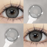 Eyeshare Softlens Bubble Gray Softlens 14.5mm Big Eyes