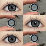 Eyeshare Iceland Brown 1Pasang 14.2mm Lensa Kontak Soflens Warna softlense