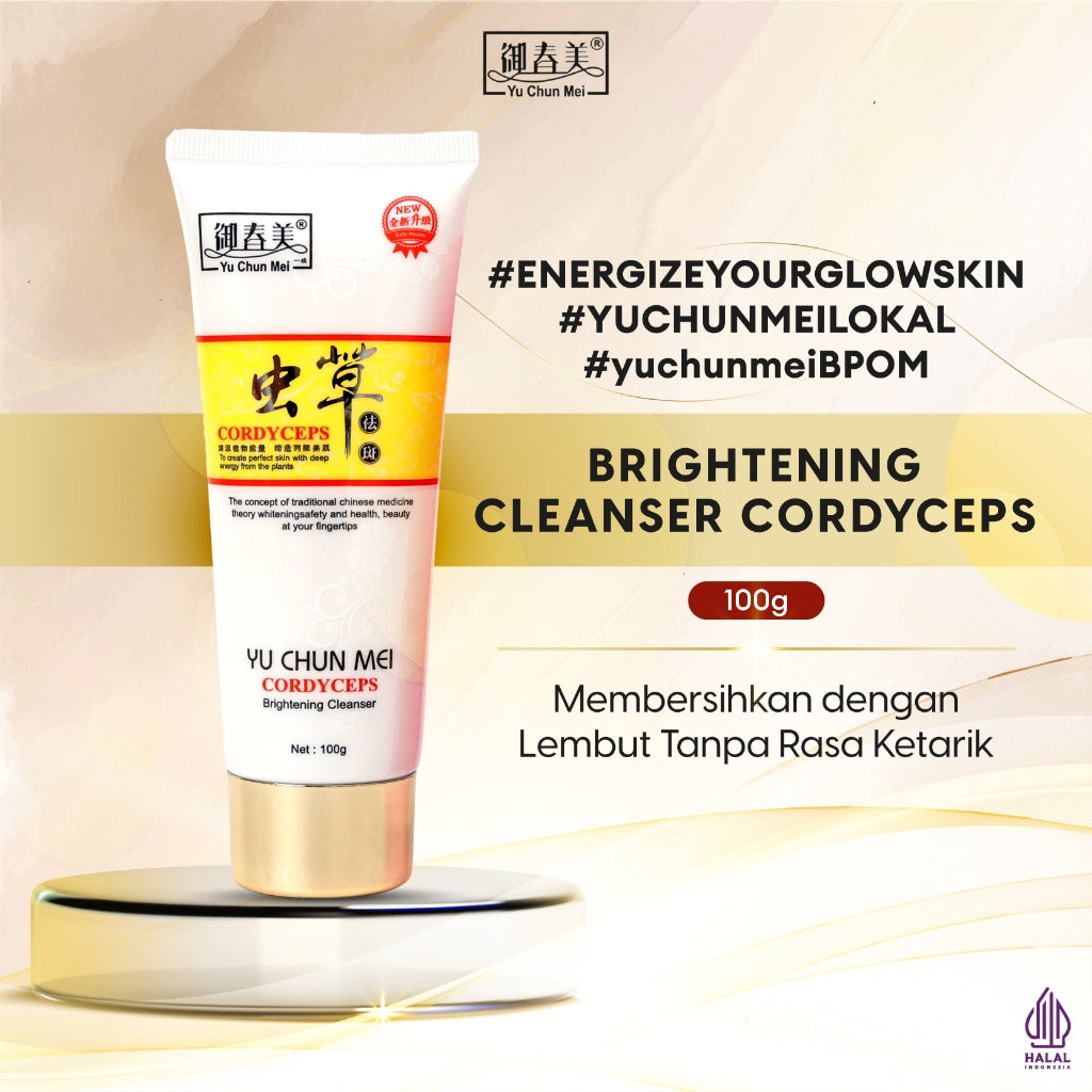 [BPOM ORIGINAL LOKAL] YU CHUN MEI Cordyceps Whitening KIT Gold