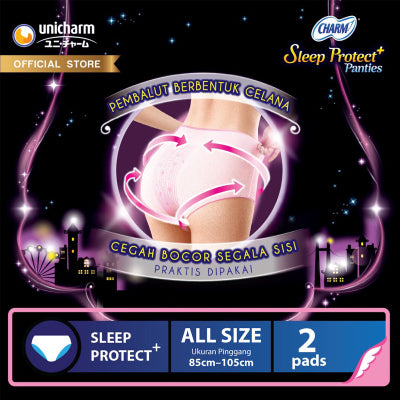 Charm Sleep Protect+ Celana Pembalut Wanita 2 pcs