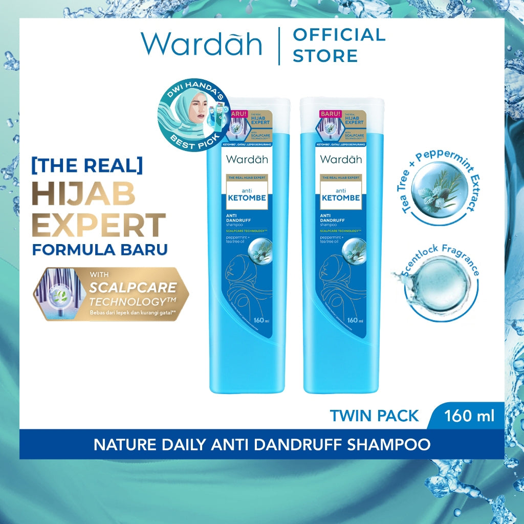 Wardah Shampoo Anti Dandruff Twin Pack