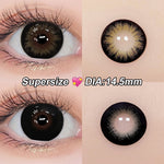 [0.00 s/d -6.00] Magister Softlens Minus 14.5 mm soflen dubai minus warna Big Eyes softlens Hitam