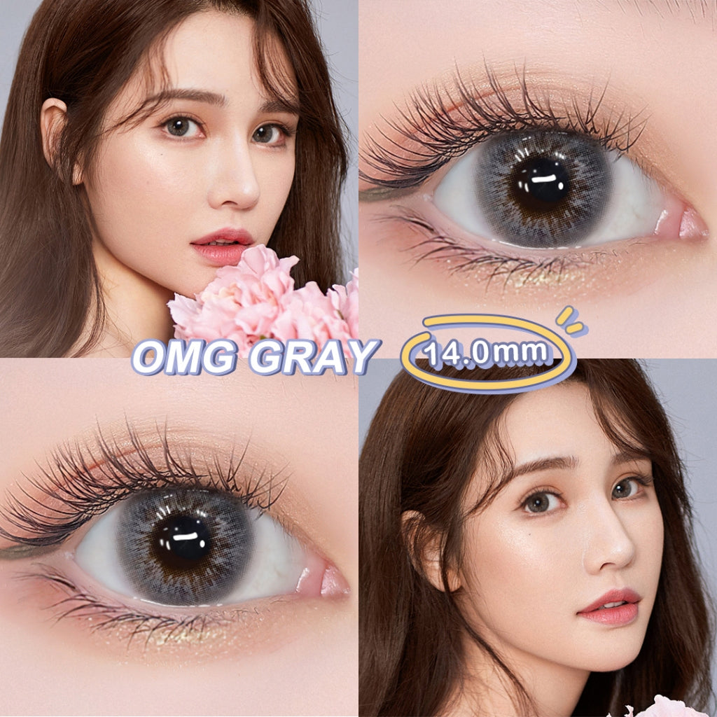 [0.00~-6.00]Magister Softlens Minus OMG Sepasang Lensa Kontak Warna Diameter 14.00mm 6bulan