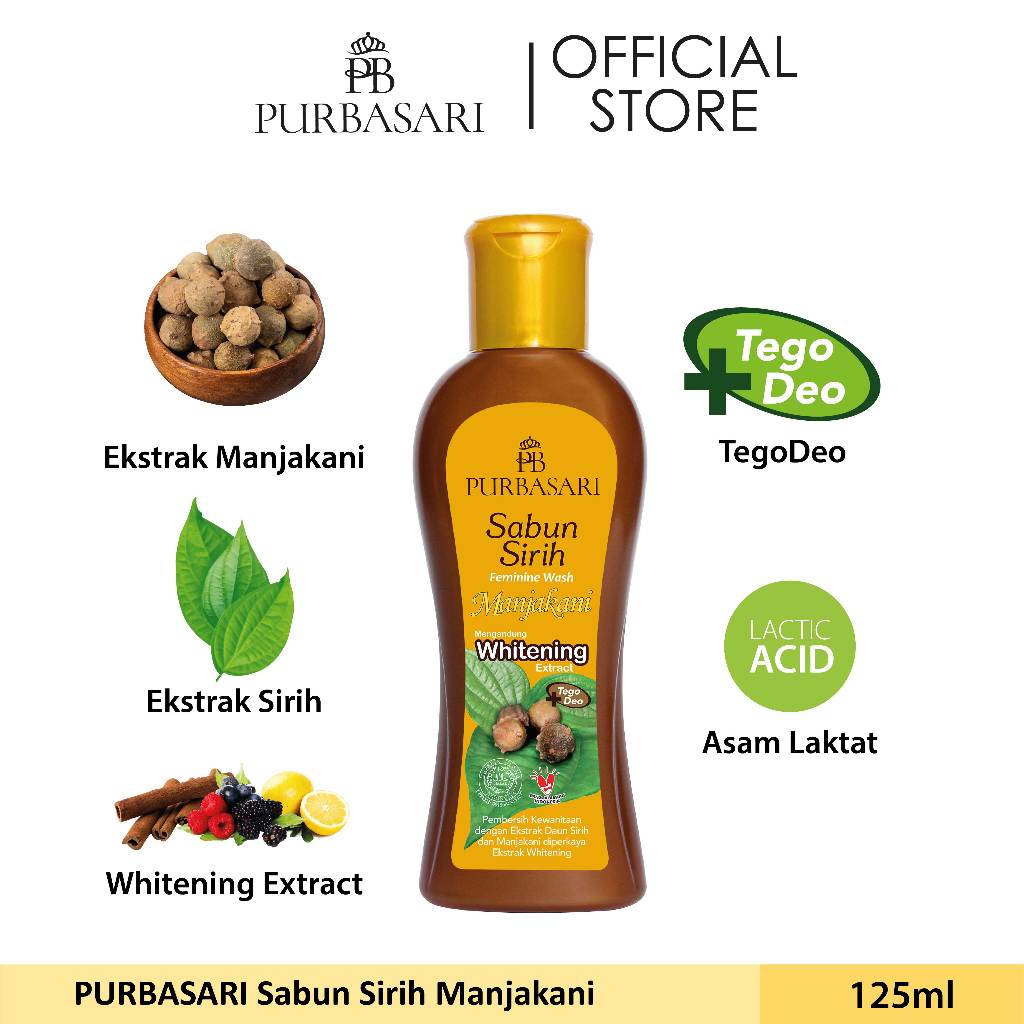 Purbasari Sabun Sirih Manjakani / Perawatan Kewanitaan / Pembersih Miss V