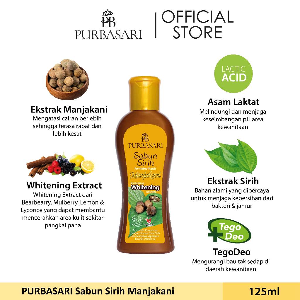 Purbasari Sabun Sirih Manjakani / Perawatan Kewanitaan / Pembersih Miss V