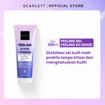 Scarlett Whitening Skin Barrier Moisturizer 7x Ceramide Moisturizer + Acid Peeling Gel Peeling So Good  Exfoliasi Wajah Mencerahkan Wajah Mengangkat Sel Kulit Mati , Memperbaiki Skin Barrier