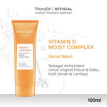 WARDAH C-defense Vitamin C + Panthenol Anti-Pollution Radiant Creamy Wash 100 ml - Facial Wash dengan Vitamin C + Panthenol - Pembersih Wajah untuk Membantu Kulit Tampak Lebih Cerah dan Terlindungi dari Polusi - Untuk Semua Jenis Kulit - Skincare
