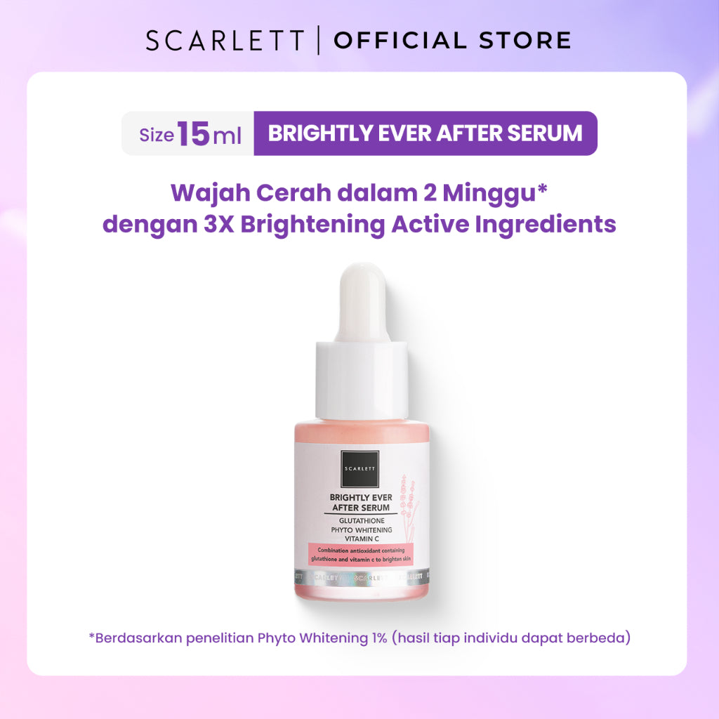 Scarlett Whitening Bye Dull Skin Serum Mencerahkan kulit