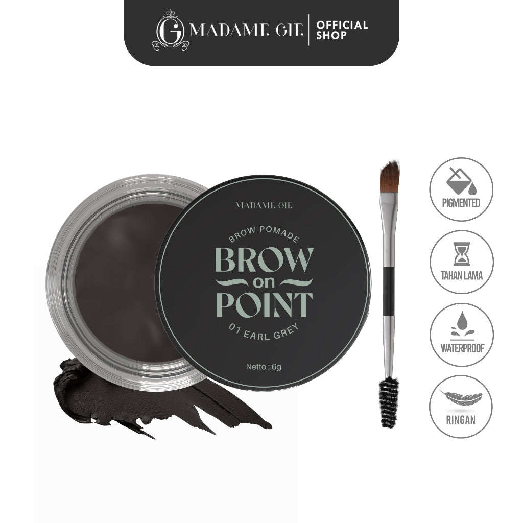 [FLASH SALE] Madame Gie Madame Brow On Point – Make Up Eyebrow Pensil Alis Waterproof