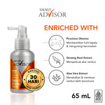 Makarizo Advisor Hair & Scalp Tonic 60 mL & 65 mL - 2 in 1 Untuk Rambut Rontok dan Ketombe