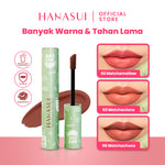 Hanasui Mattedorable Lip Cream Matcha Latte Edition - Lip Cream Double Mouisturizing With Vitamin E Pigmented Velvet Finish & Non - Transferable