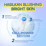 WARDAH 4X Vitamin B3 with Hyaluronic Acid Perfect Bright Super-Glow Berry Serum 8 ml - Serum Mencerahkan, Menutrisi Kulit, Meratakan Warna Kulit Kusam, Menyamarkan Bekas Jerawat - Kulit Cerah, Tampak Sehat, Supple, Glowing - Skincare