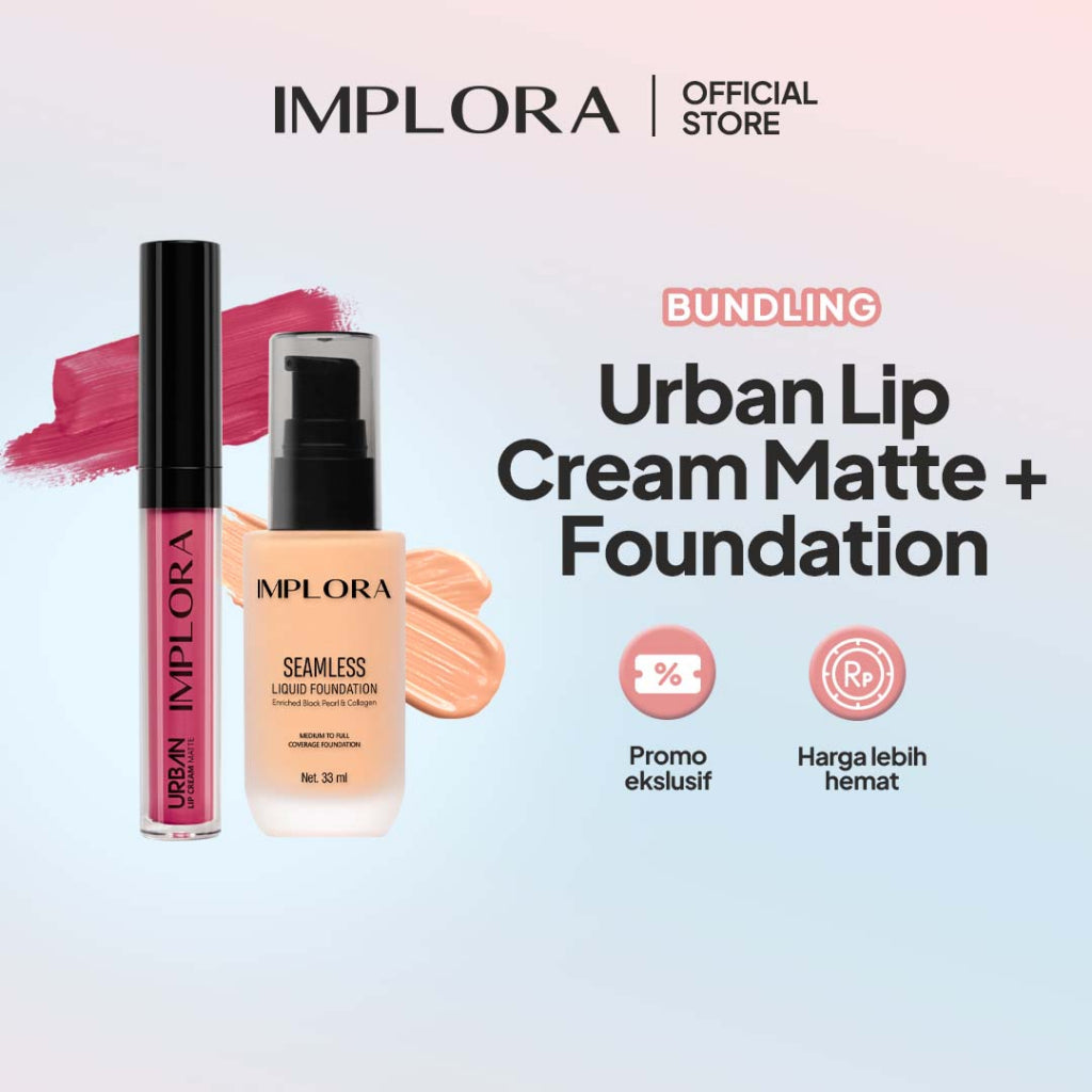 Implora Promo Lip Cream Matte + Foundation