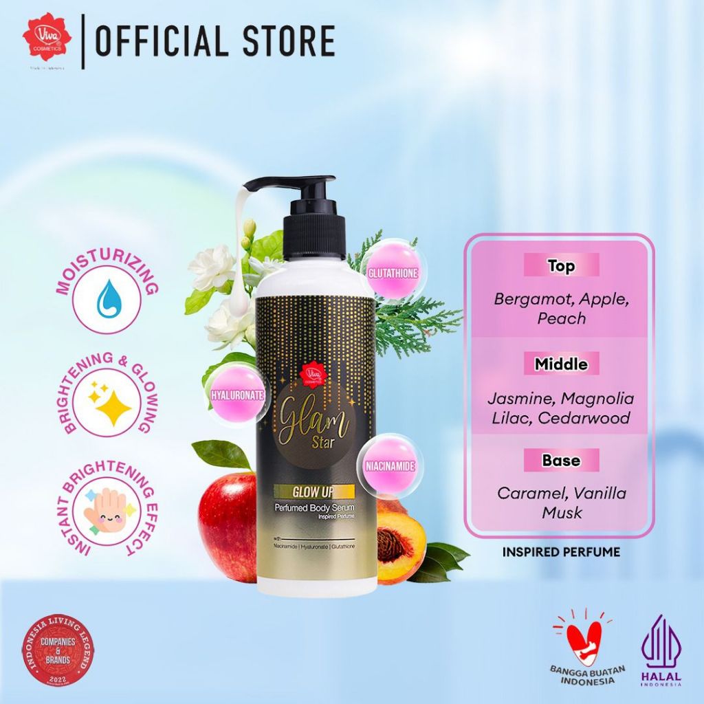 [PROMO] Paket Body Glow & Bright Set -  Instant Brightening & Glowing with Niacinamide, Glutathione, & Licorice Extract