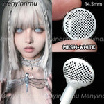 Eyeshare Softlens Lensa Kontak Mata Putih Cosplay Halloween Softlen Putih