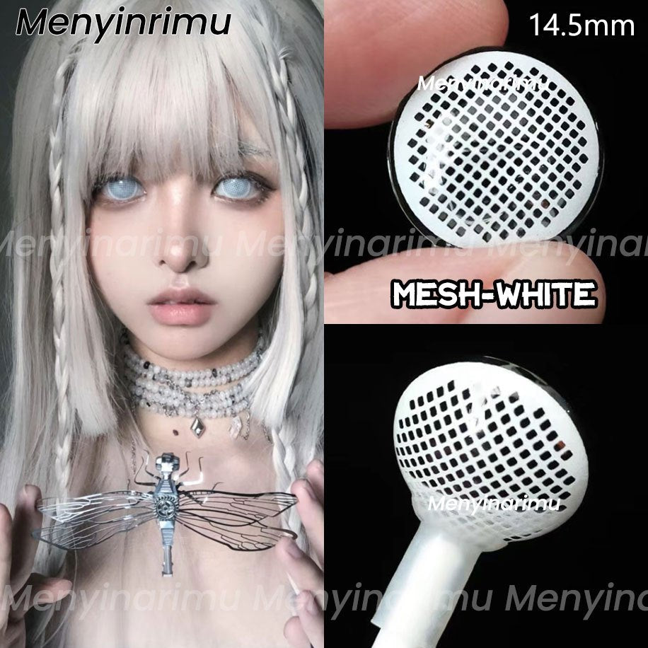 Eyeshare Softlens Lensa Kontak Mata Putih Cosplay Halloween Softlen Putih