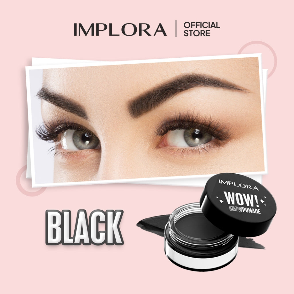 Implora Wow Brow Pomade | Eyebrow Pomade | Spoolie dan Kuas Alis