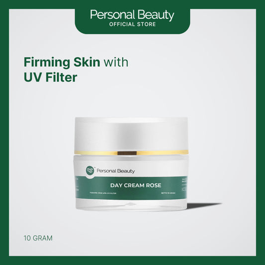 Personal Beauty Day Cream Rose Firming Skin With UV Filter Cream Pagi Luxury Antioksidan dan Anti Aging