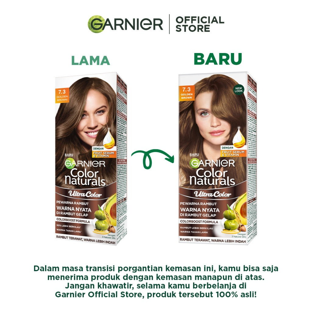 Garnier Color Natural Ultra Color Golden Brown x 3 Pcs