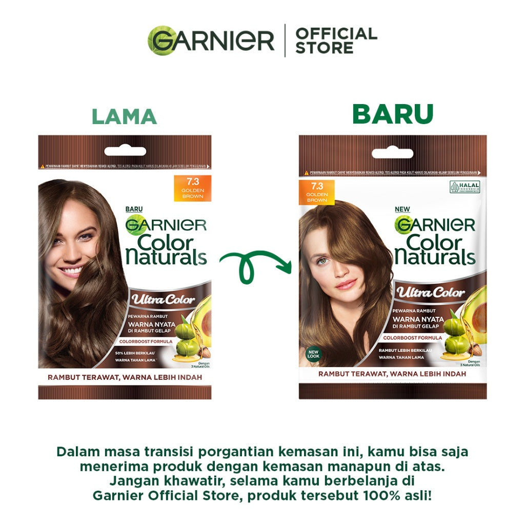 Garnier Color Natural Ultra Color Golden Brown x 3 Pcs