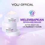 YOU Radiance Glow Active Night Gel Brightening Vitamin C Niacinamide Overnight Hydrating [Hot Selling]