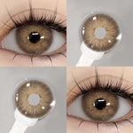 Eyeshare Softlens Minus Aurora Brown 14.2mm 1Pasang Brown Lensa Kontak Soflen