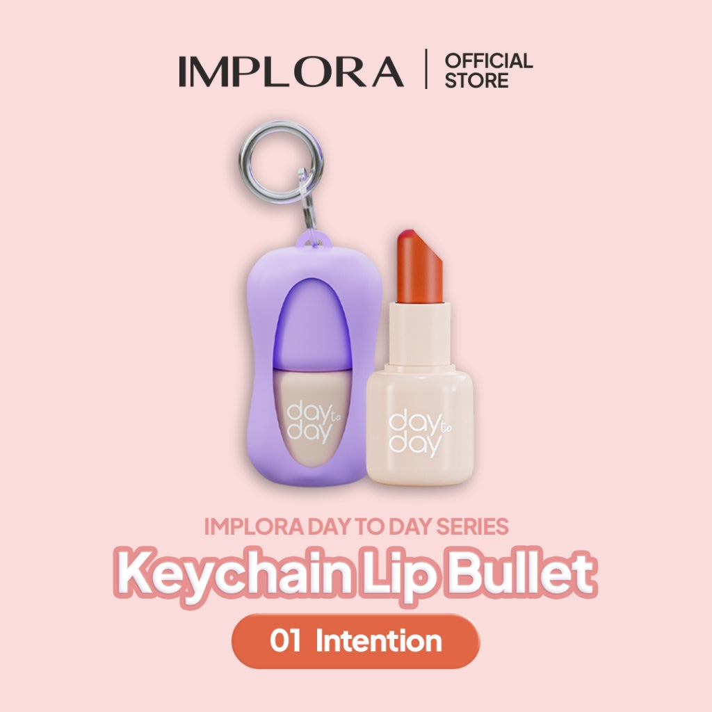 Implora Day To Day Lip Bullet | Lipstick Keychain | Free Gantungan Kunci