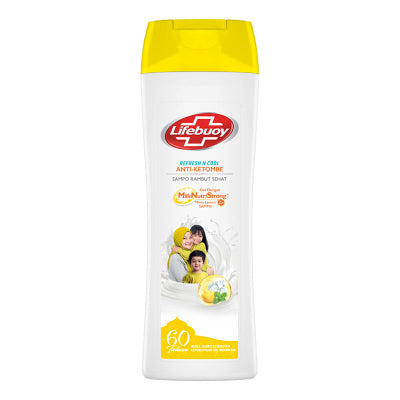 LIFEBOUY SHAMPOO ANTI DANDRUFF/SHAMPOO KUAT RAMBUT BERKILAU/KEMASAN BOTOL/ANTI KETOMBE/340ML/HAIR CARE