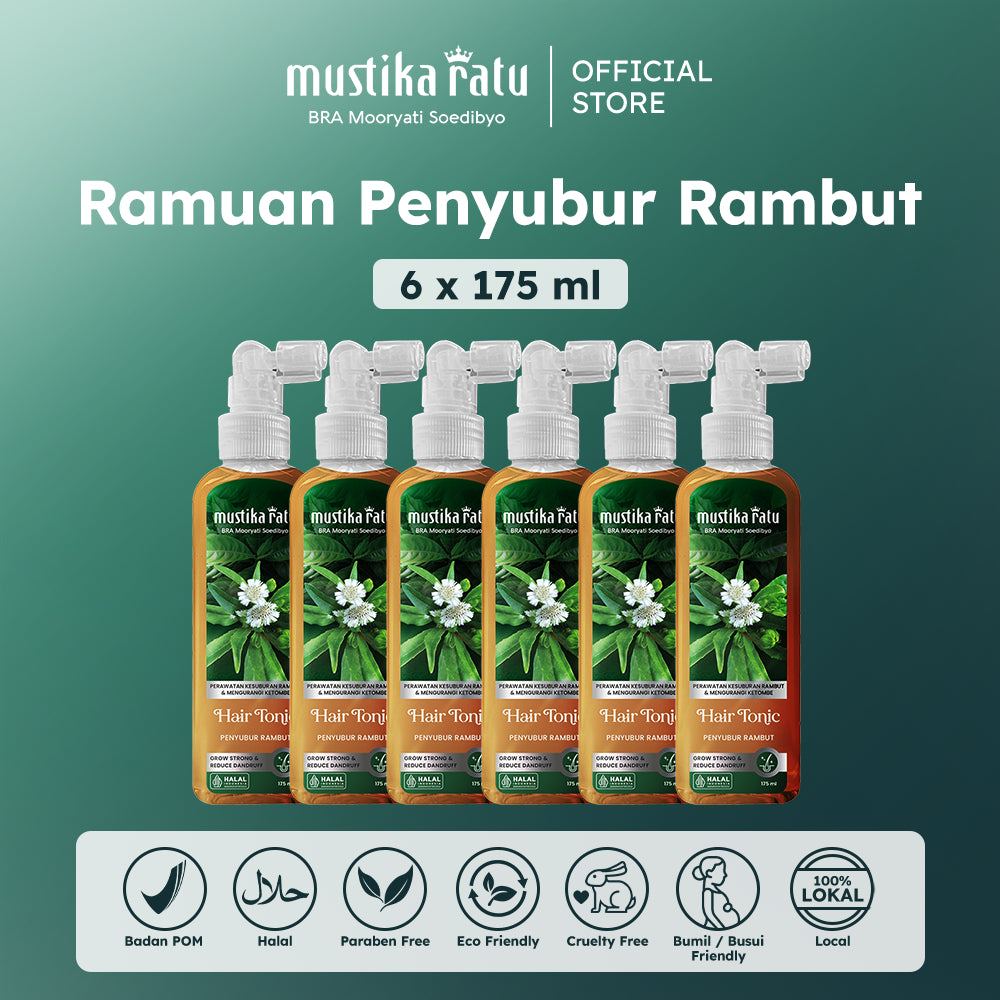 Mustika Ratu Ramuan Penyubur Rambut 175ml - 6pcs