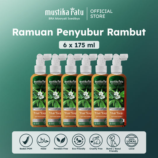 Mustika Ratu Ramuan Penyubur Rambut 175ml - 6pcs