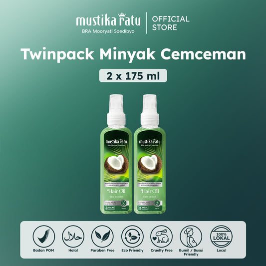 Mustika Ratu Twinpack Minyak Cemceman 175ml