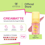 NEW! Emina Creamatte 4 g - Comfily Matte 9x Moist Boost