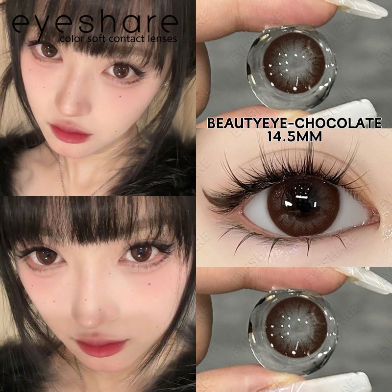 Eyeshare Softlens Miki Gray 1 Pasang 14.0mm