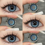 Eyeshare Iceland Brown 1Pasang 14.2mm Lensa Kontak Soflens Warna softlense