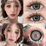 Eyeshare Softlens14.5mm Big Eyes Soft Colored Contact lenses Gray Soflen Mata Yearly Use