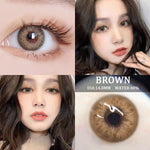 Eyeshare Softlens14.5mm Big Eyes Soft Colored Contact lenses Gray Soflen Mata Yearly Use